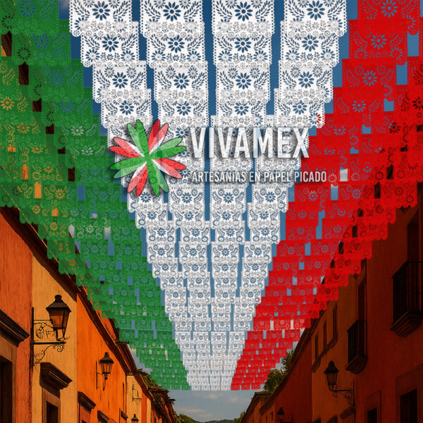 Destello tricolor plástico