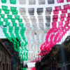 Destello tricolor plástico