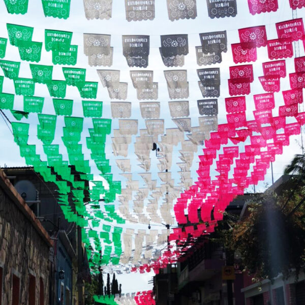 Destello tricolor plástico