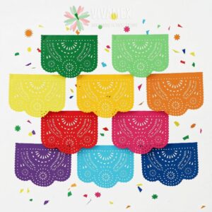 Tiras de papel picado DESTELLO 1 multicolor