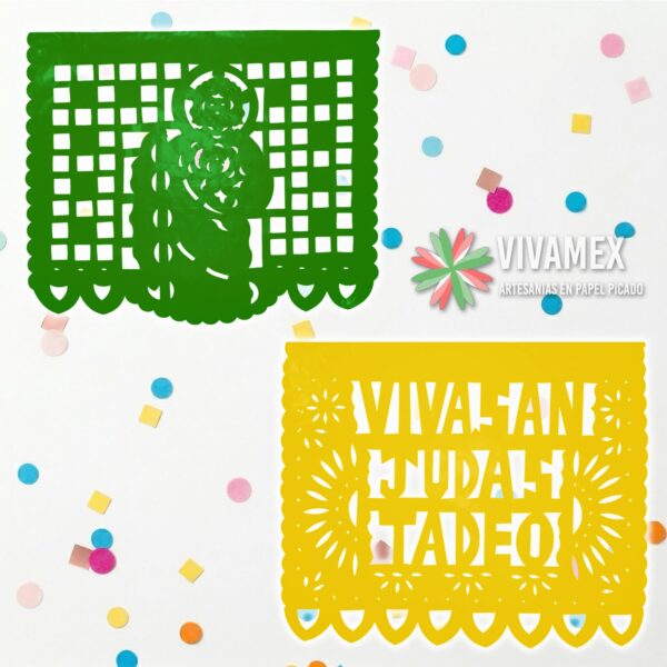 Papel picado SAN JUDAS TADEO plástico