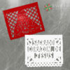 Papel picado SAGRADO CORAZÓN plástico