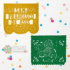 Papel picado SAN FRANCISCO DE ASIS plástico