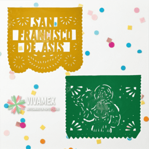 San francisco de asis p Papel picado SAN FRANCISCO DE ASIS plástico